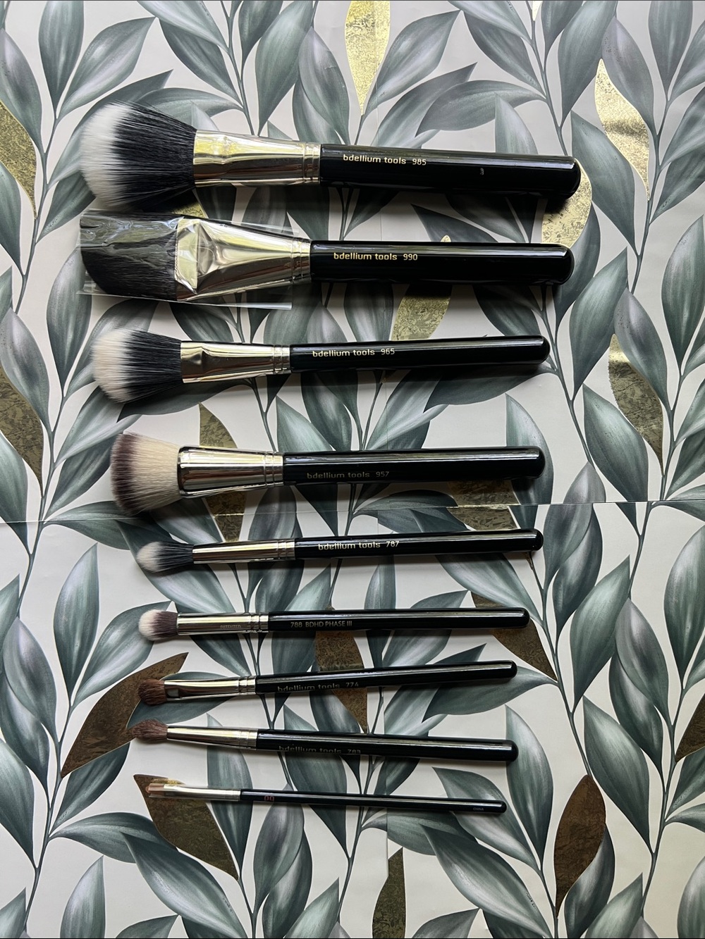 bdellium tools Black 9-Piece Makeup Brush Set